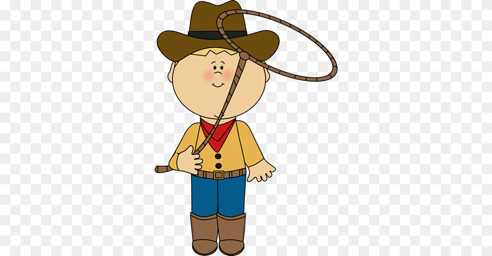 Cowboy With A Lasso Printables For Kids Clip Art, Clothing, Hat, Baby, Person Png