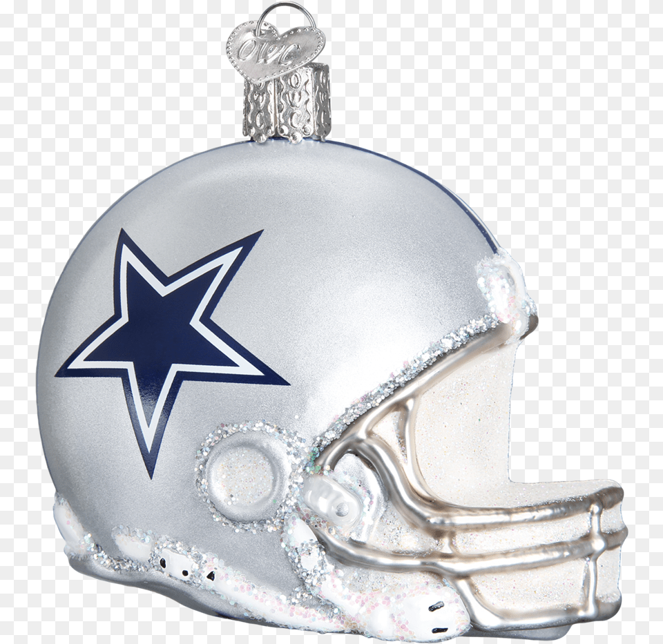 Cowboys Helmet Dallas Cowboys Christmas Ornaments, American Football, Football, Person, Playing American Football Free Png Download
