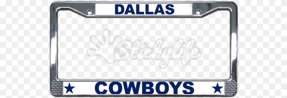 Cowboys License Plate Frame Sign, License Plate, Transportation, Vehicle, Computer Hardware Png Image
