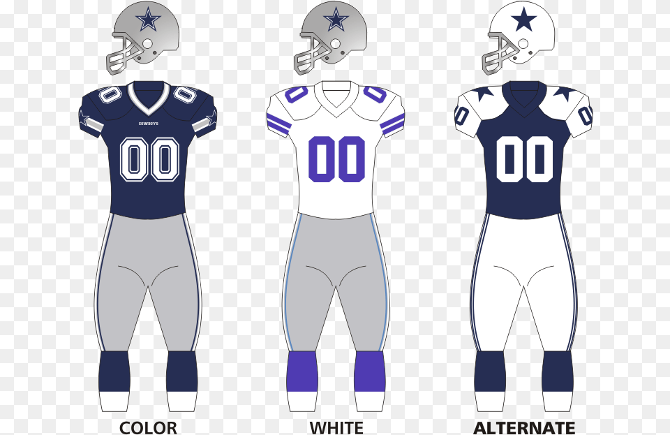 Cowboys Uniforms12 Dallas Cowboys Uniforms 2017, Helmet, American Football, Football, Person Free Png