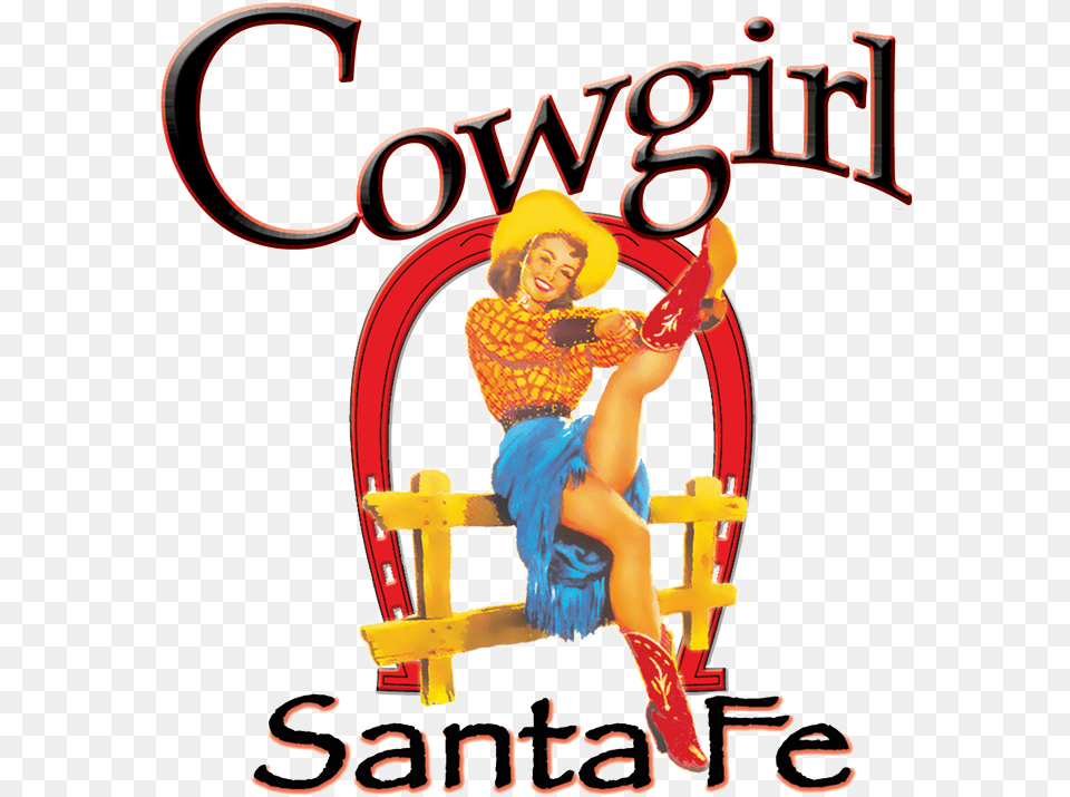 Cowgirl Bbq Santa Fe Nm Mobile Retina Logo Cowgirl Bbq, Leisure Activities, Circus, Adult, Person Free Png