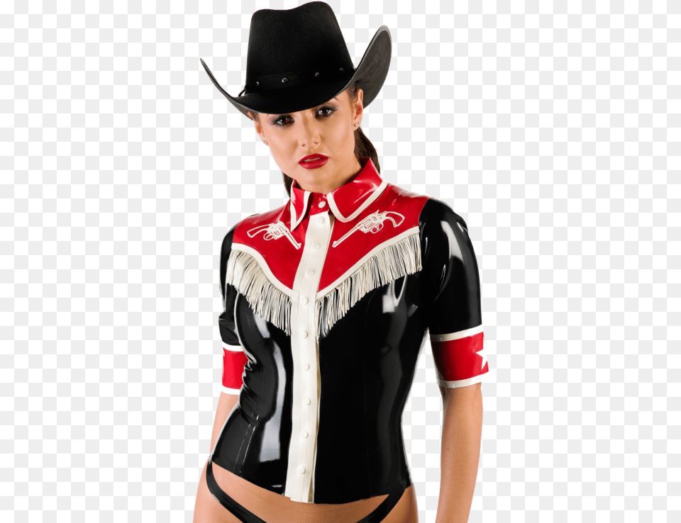 Cowgirl Button Shirt Costume Hat, Adult, Clothing, Female, Person Free Transparent Png