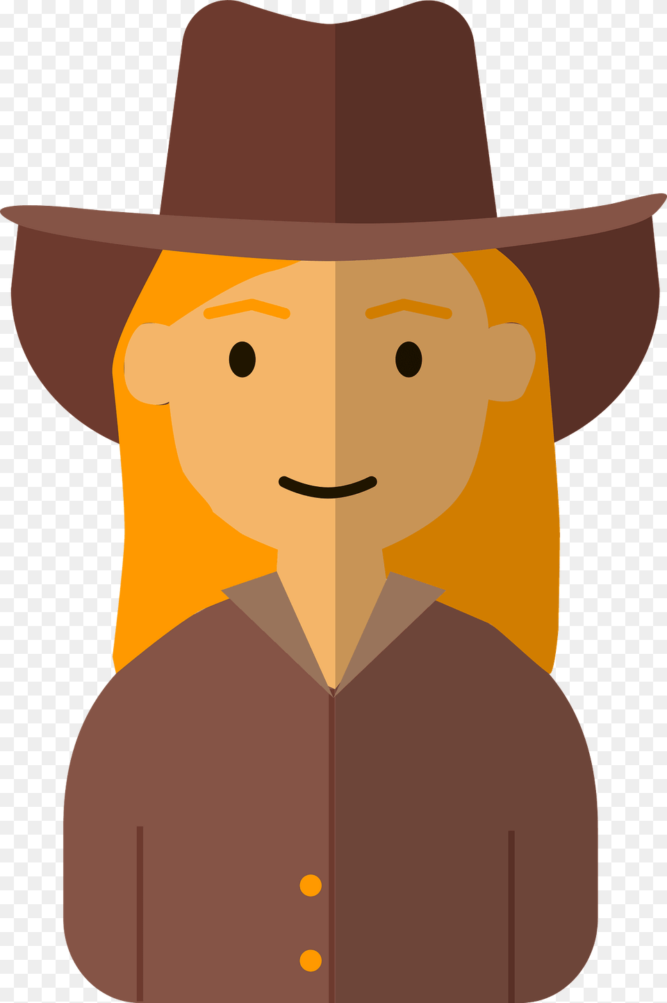 Cowgirl Clipart, Clothing, Hat, Cowboy Hat, Person Png Image