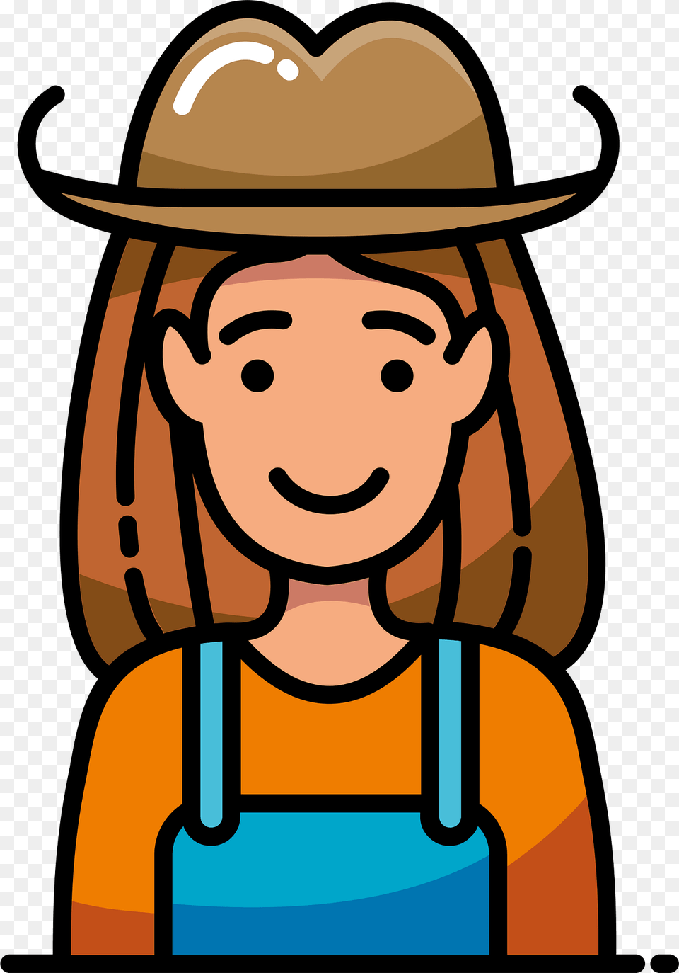 Cowgirl Clipart, Hat, Clothing, Photography, Bag Png Image
