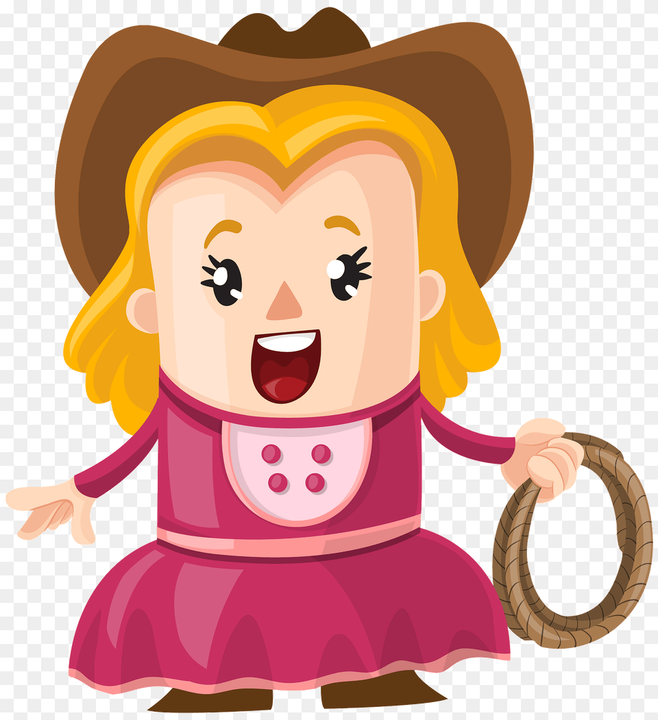 Cowgirl Clipart, Baby, Person, Face, Head Png