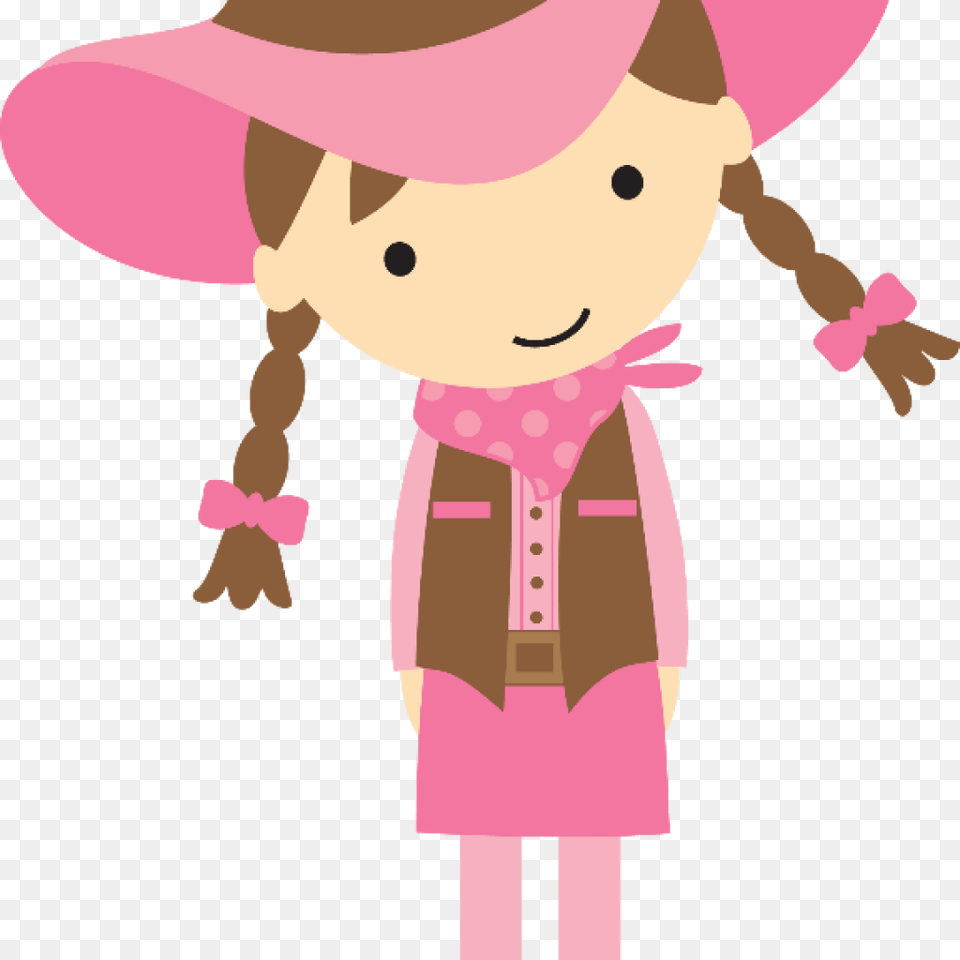 Cowgirl Clipart Cowboy E Minus Clip Art Country Time, Clothing, Hat, Baby, Person Png Image