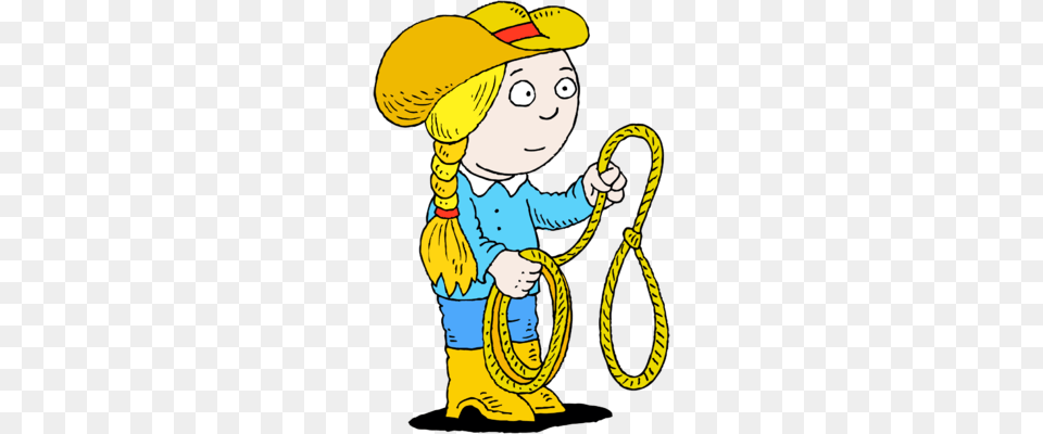 Cowgirl Clipart Image, Clothing, Hat, Rope, Baby Free Transparent Png