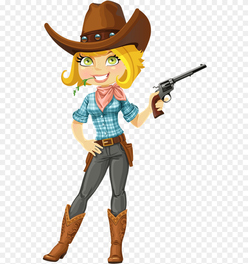 Cowgirl Clipart Singer Cowgirl Clipart, Clothing, Hat, Handgun, Gun Png