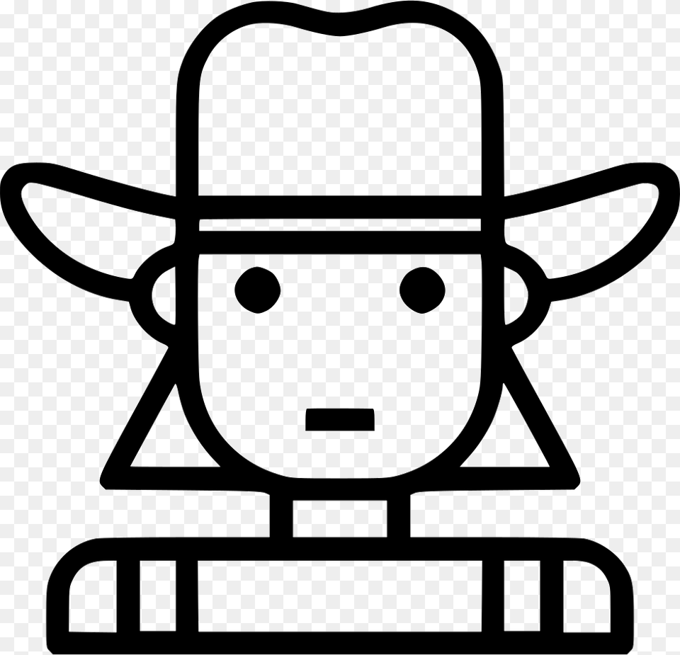 Cowgirl Farm Female Human Icon Download, Hat, Clothing, Face, Person Png