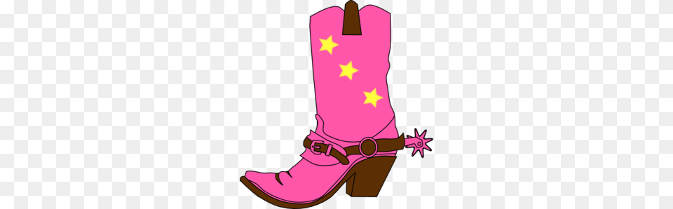 Cowgirl Hat And Boot Clip Art, Clothing, Cowboy Boot, Footwear, Person Png