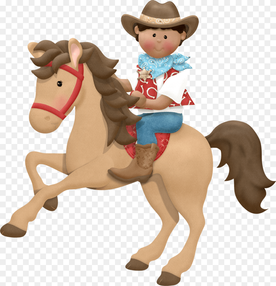 Cowgirl Horse Clipart, Doll, Toy, Face, Head Free Png Download