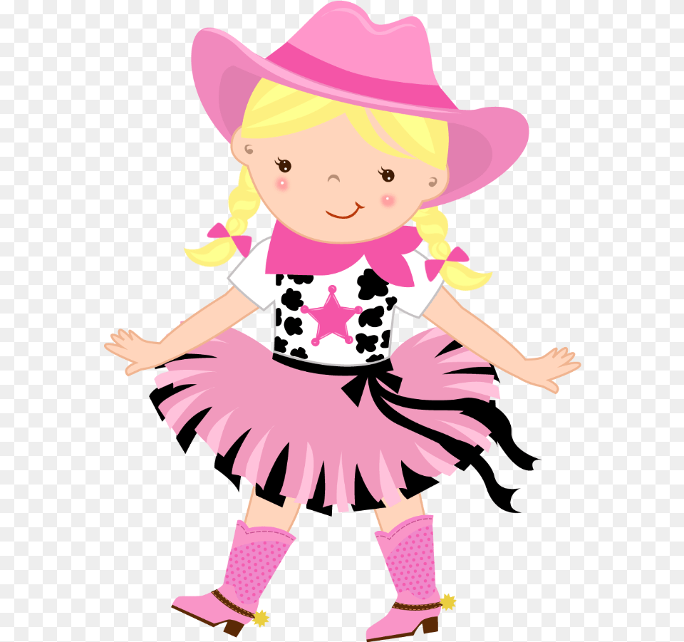 Cowgirl Menina Fazendinha, Clothing, Hat, Baby, Person Png Image