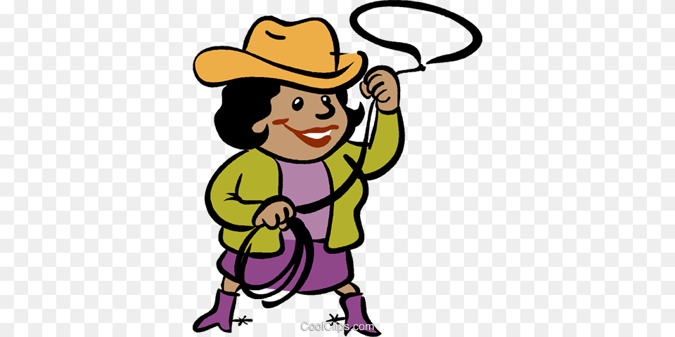 Cowgirl Royalty Vector Clip Art Illustration, Clothing, Hat, Baby, Person Free Transparent Png