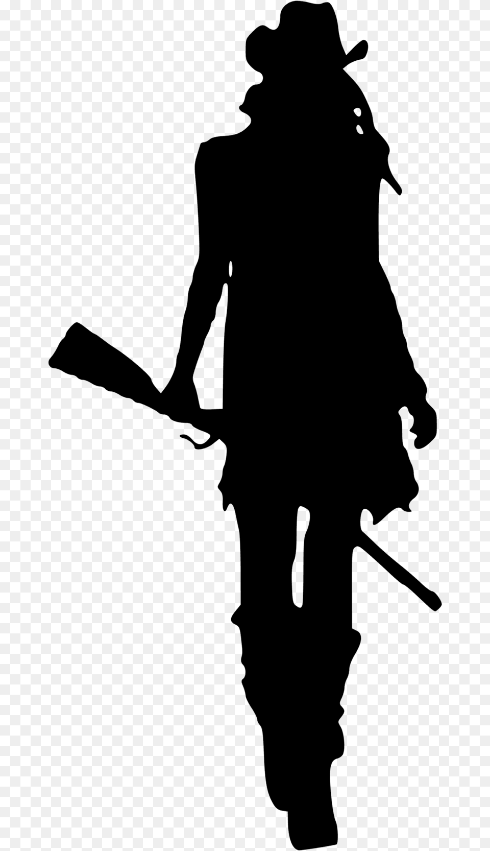 Cowgirl Silhouette, Person, People Png Image