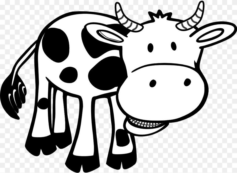 Cows Clipart, Animal, Stencil, Mammal, Cattle Free Png
