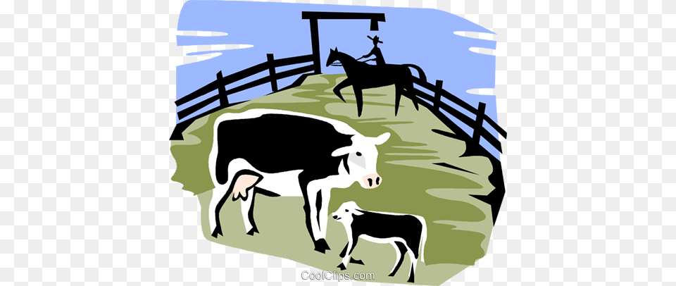Cows In A Corral Royalty Vector Clip Art Illustration Do Animals Have Culture, Animal, Cattle, Cow, Livestock Free Png