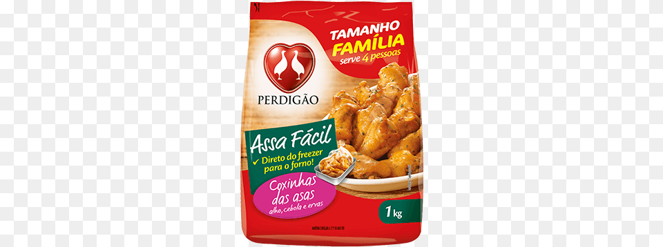 Coxinha Da Asa De Frango Perdigo Assa Fcil Alho Perdigo, Advertisement, Food, Fried Chicken, Poster Png
