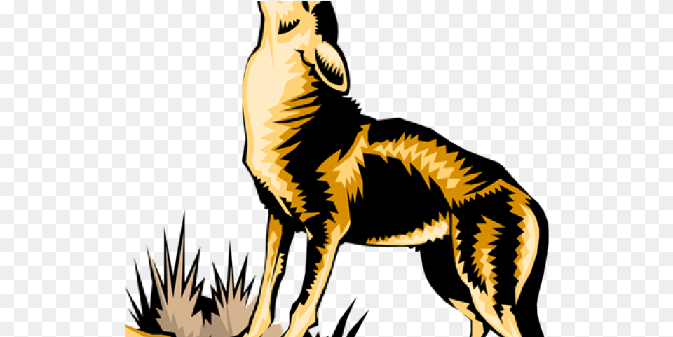 Coyote Clipart Jackal Coyote Clip Art, Animal, Dinosaur, Reptile, Mammal Png