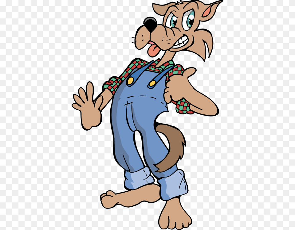 Coyote Clipart Mr Wolf, Cartoon, Book, Comics, Publication Free Png Download