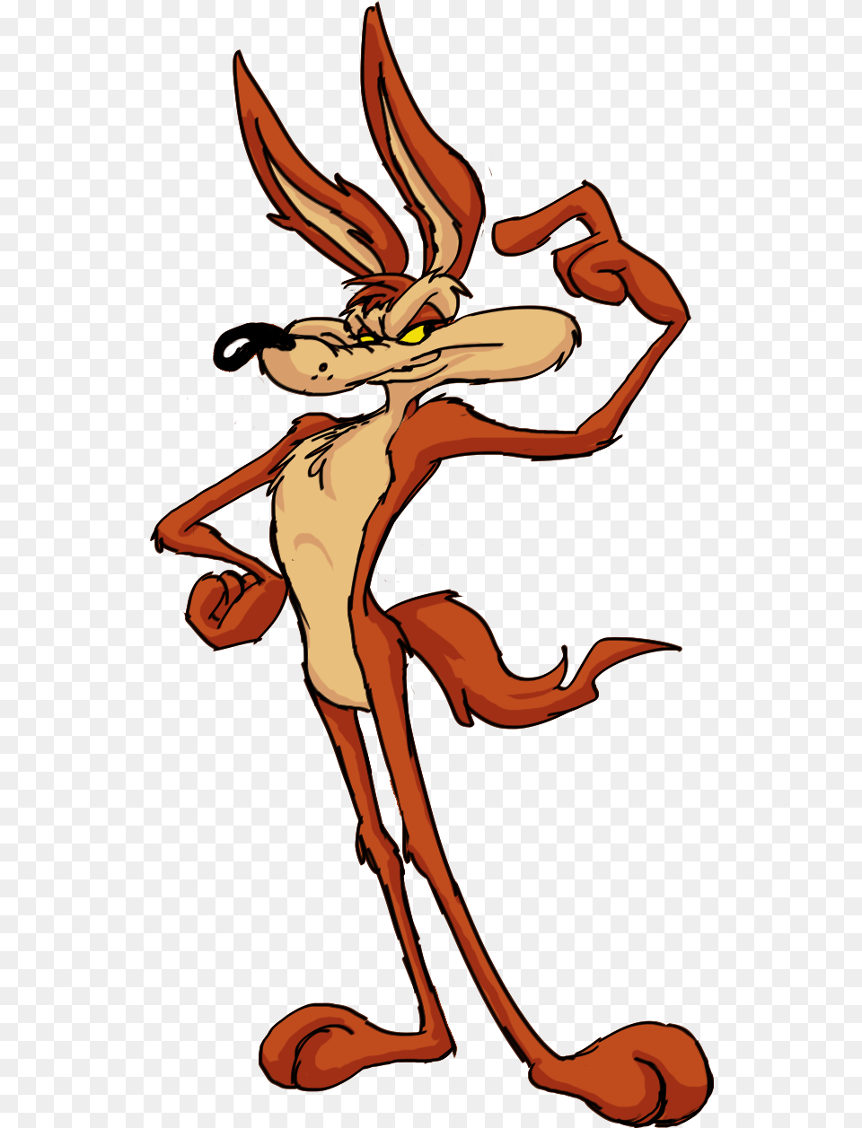 Coyote Clipart Wiley Road Runner Wolf, Adult, Cartoon, Female, Person Png