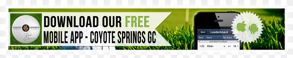 Coyote Springs Golf Club A Jack Nicklaus Signature Golf Background, Grass, Plant, Electronics, Mobile Phone Free Png Download