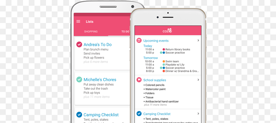 Cozi Family Organizer Iphone, Electronics, Phone, Mobile Phone, Text Free Png Download