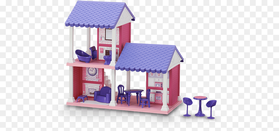 Cozy Cottage Dollhouse, Chair, Furniture, Dining Table, Table Png Image