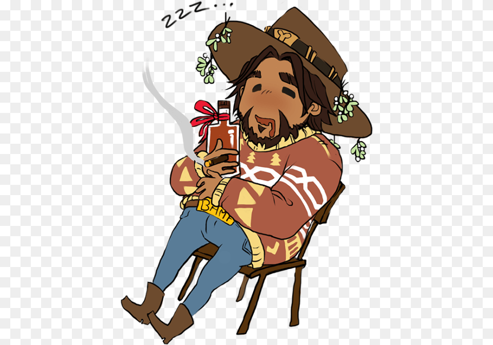 Cozy Cowboy Fell Asleep Waiting For The Kiss Yup Cartoon, Baby, Person, Clothing, Hat Png