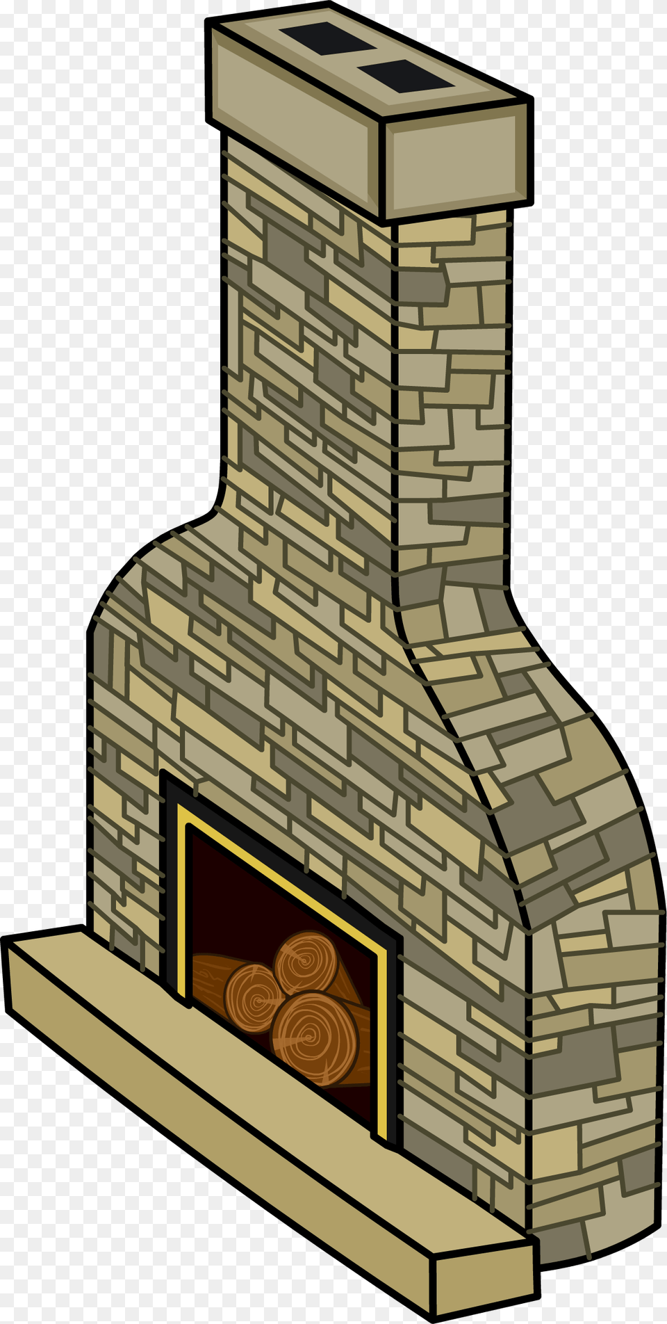 Cozy Fireplace Sprite 011 Hearth, Brick, Indoors, Dynamite, Weapon Free Png