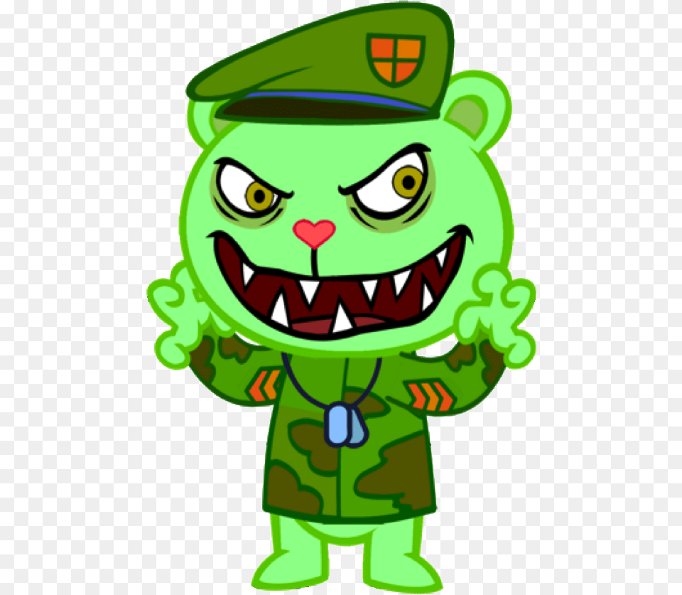 Cozyforest Evil Flippy, Baby, Green, Person Free Png Download
