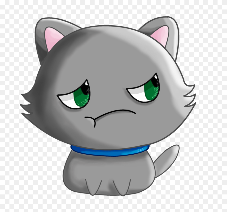 Cp Grumpy Chibi Cat, Plush, Toy, Clothing, Hardhat Png Image