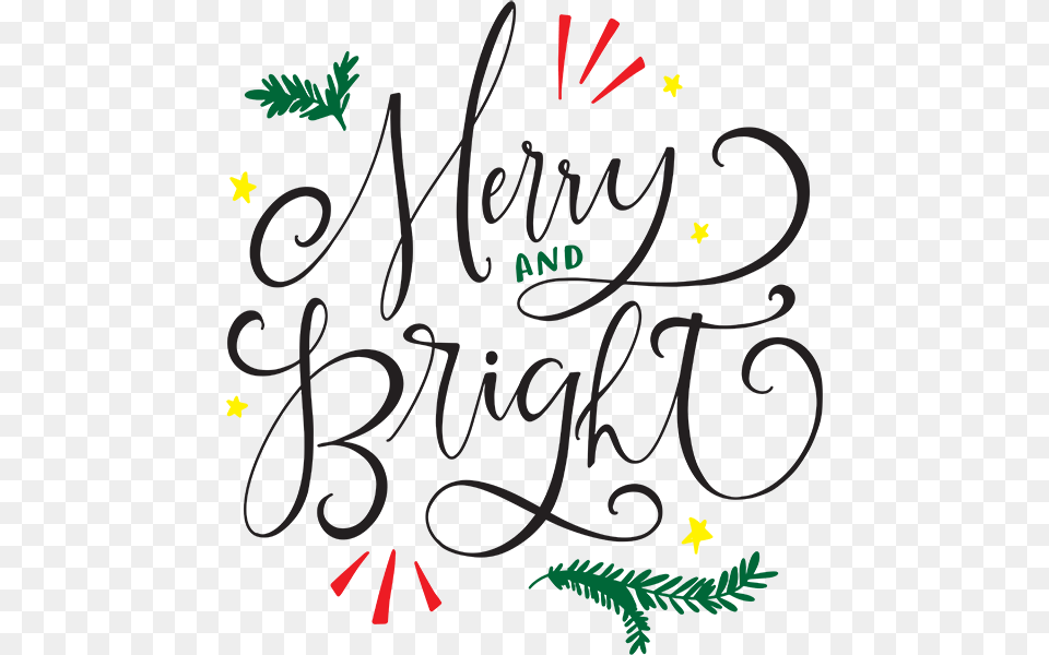 Cp Merry And Bright, Calligraphy, Handwriting, Text, Dynamite Free Png Download