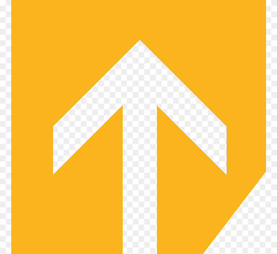 Cpbc Yellow Arrow No Back Restroom Sign With Up Arrow Free Png