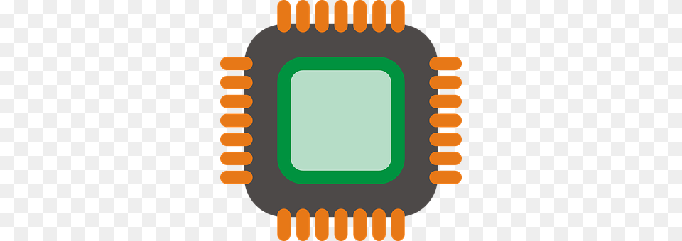 Cpu Electronic Chip, Electronics, Hardware, Printed Circuit Board Png Image