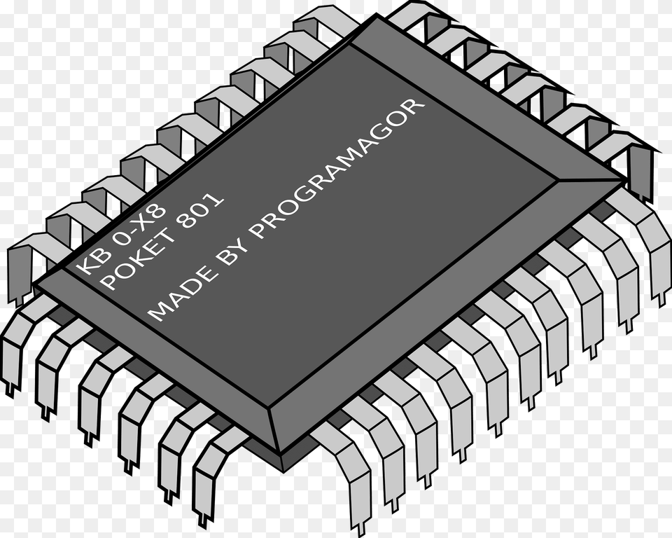 Cpu Clipart, Electronic Chip, Electronics, Hardware, Printed Circuit Board Png