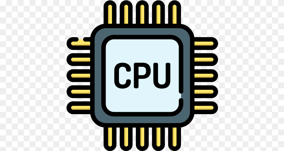 Cpu Cpu Icono, Computer Hardware, Electronic Chip, Electronics, Hardware Free Png