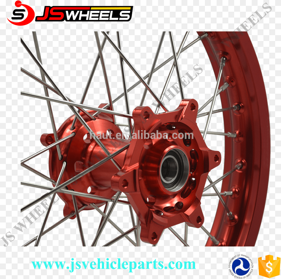 Cr250 Crf250r Crf450r Motorcycle Wheel Spokes Wheel, Machine, Spoke, Coil, Rotor Free Transparent Png