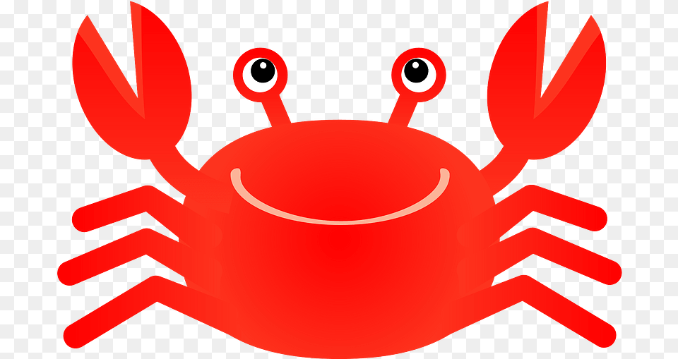 Crab Animal Clipart Download Creazilla Freshwater Crab, Food, Seafood, Invertebrate, Sea Life Free Transparent Png