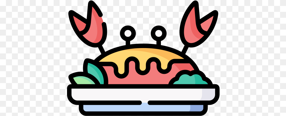 Crab Animals Icons Language, Food Free Transparent Png