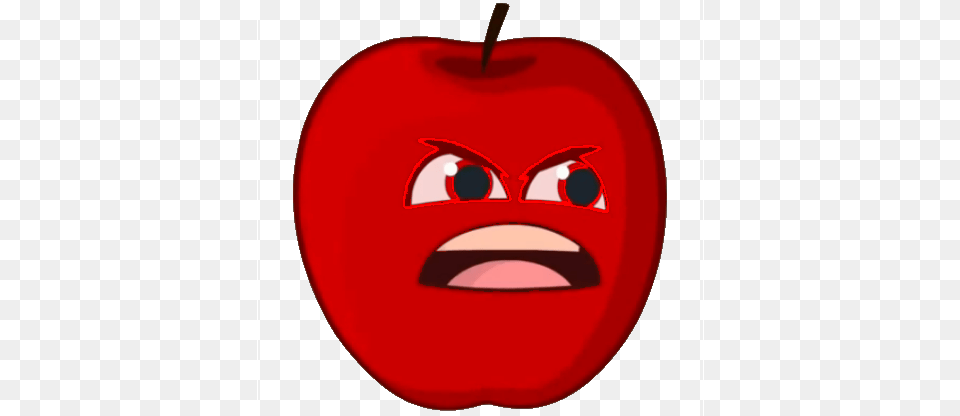 Crab Apple Animated Animated Apple With Face, Food, Fruit, Plant, Produce Free Transparent Png