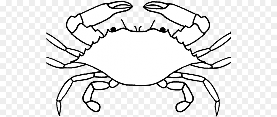 Crab Black And White, Food, Seafood, Animal, Invertebrate Png