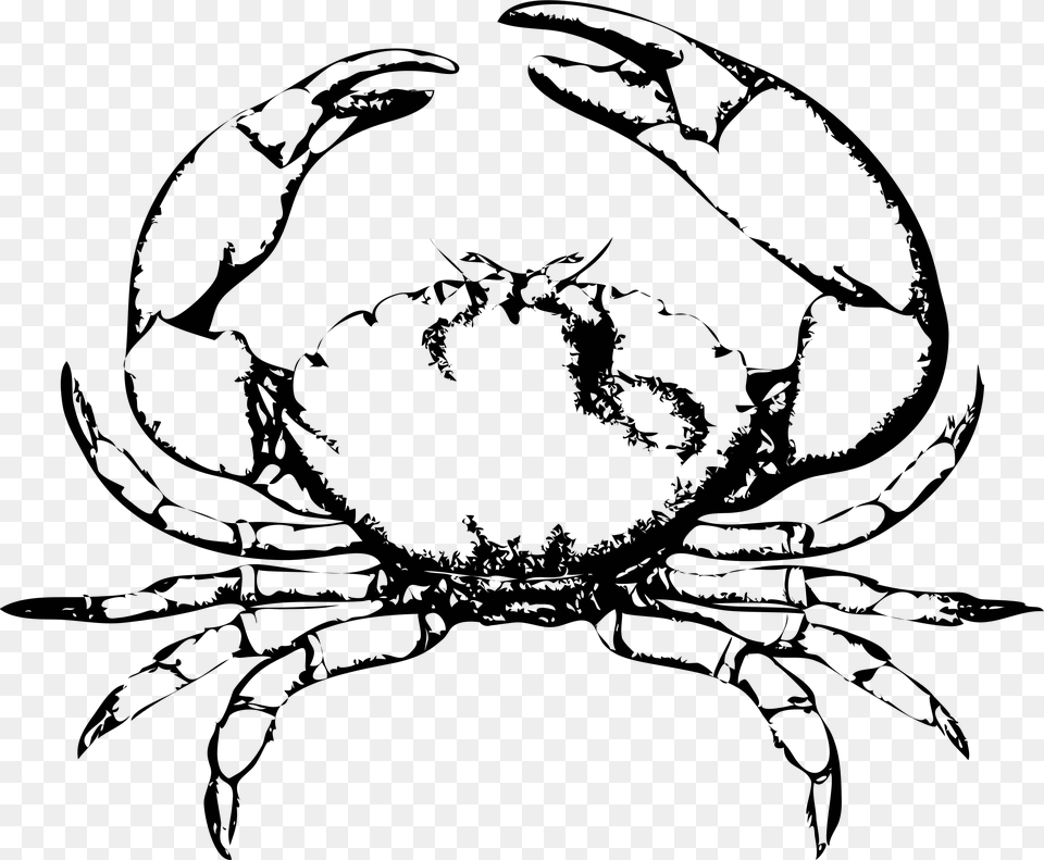 Crab Black And White Images Clipart Black And White Crab Free Png Download