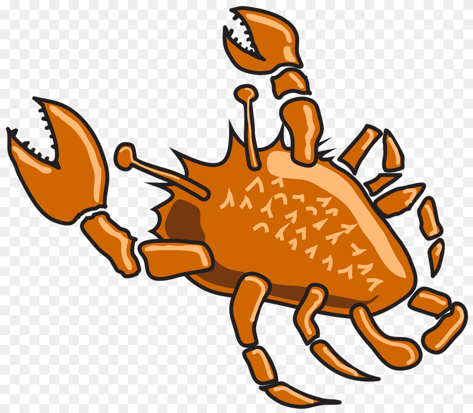 Crab Clipart, Food, Seafood, Animal, Invertebrate Free Png Download