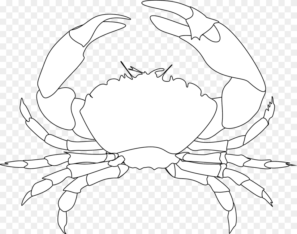 Crab Clipart, Food, Seafood, Animal, Invertebrate Free Png Download