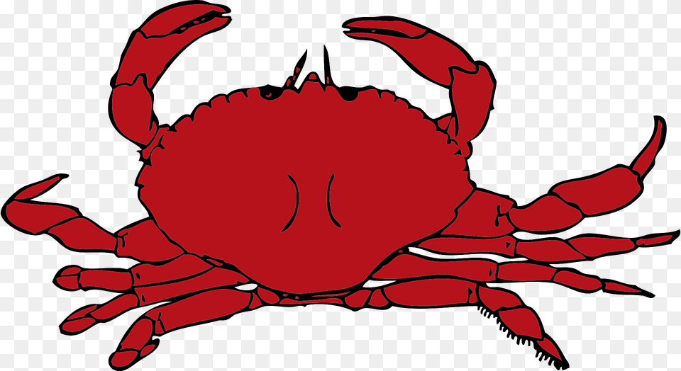 Crab Clipart, Animal, Food, Invertebrate, Sea Life Free Png Download