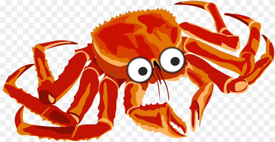 Crab Clipart, Food, Seafood, Animal, Invertebrate Png