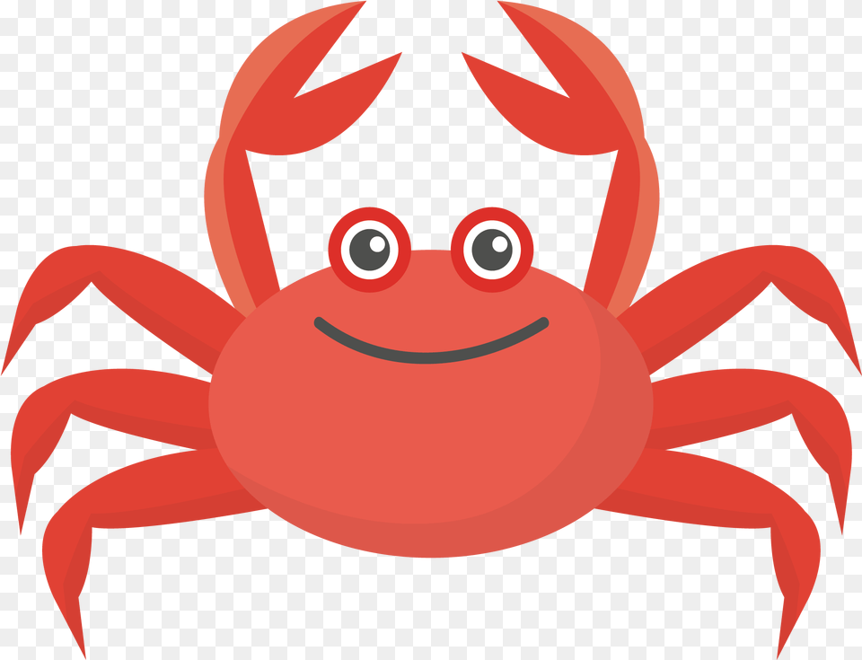 Crab Colorful Run Euclidean Vector Crab, Animal, Food, Invertebrate, Sea Life Free Png