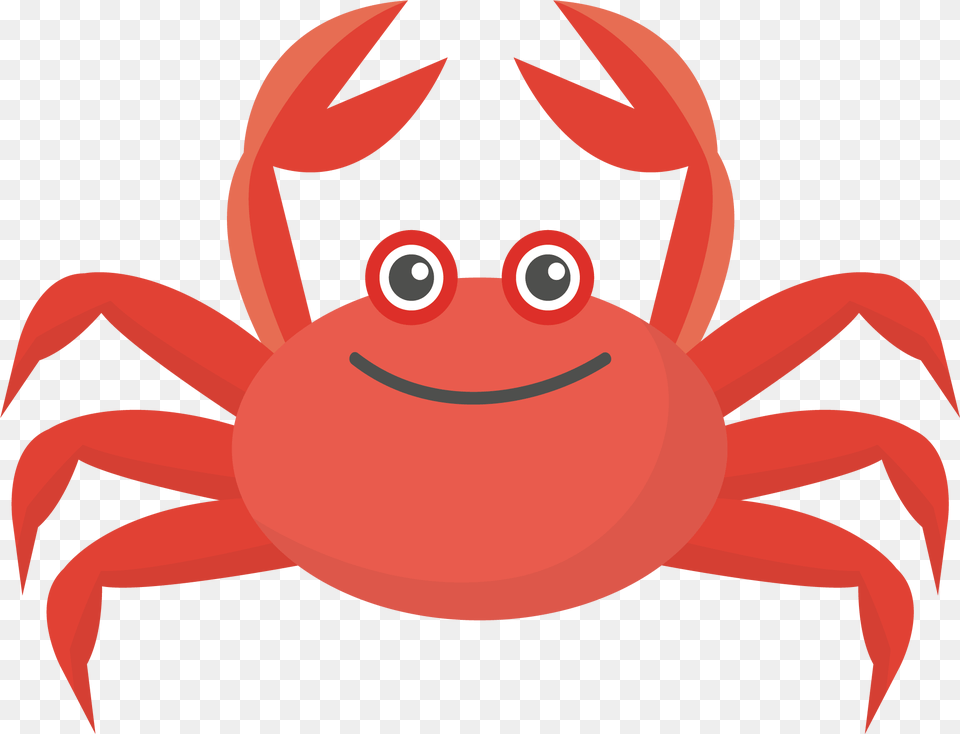 Crab Colorful Run Euclidean Vector Illustration, Animal, Food, Invertebrate, Sea Life Free Png