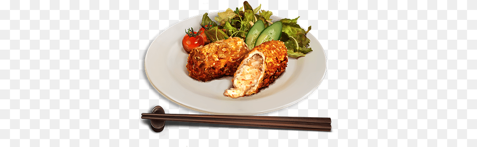 Crab Croquette, Food, Food Presentation, Meal Free Png Download
