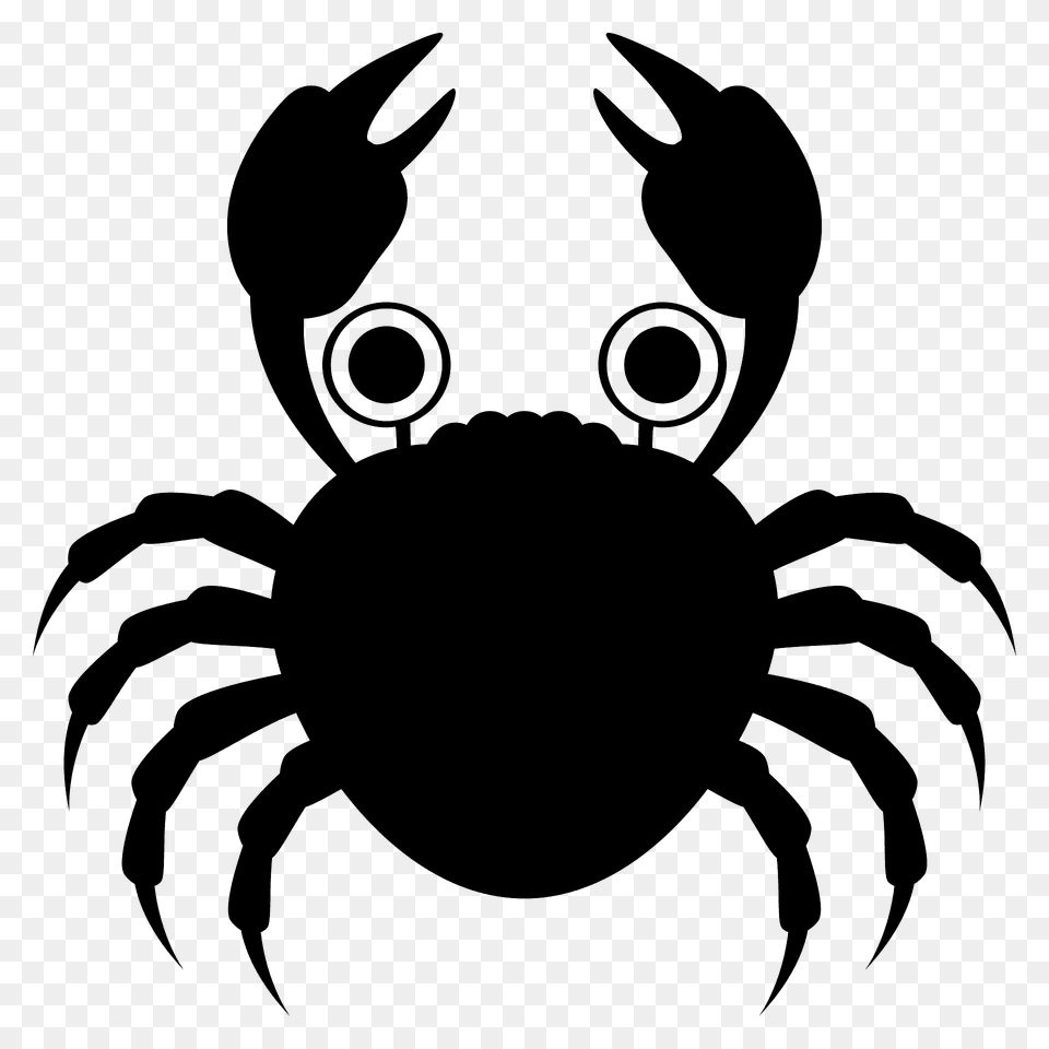 Crab Emoji Clipart, Food, Seafood, Animal, Invertebrate Png Image